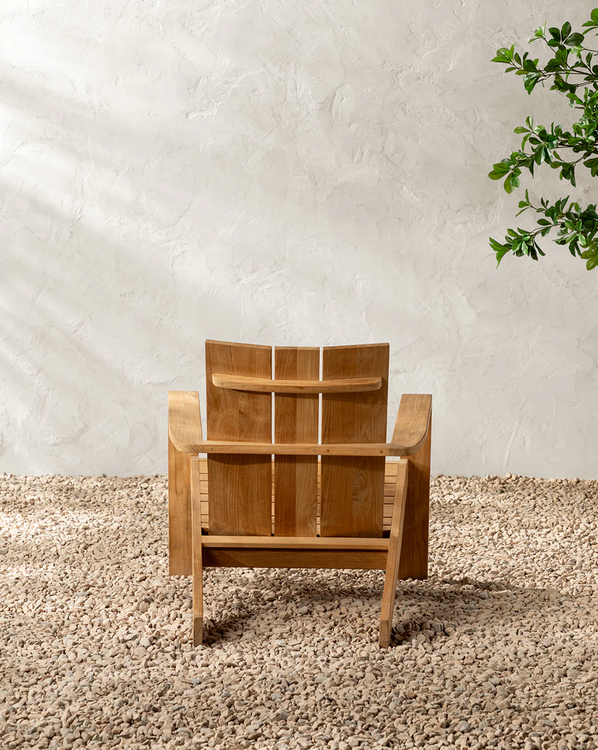Triby Teak Outdoor Lounge Chair - Image 10