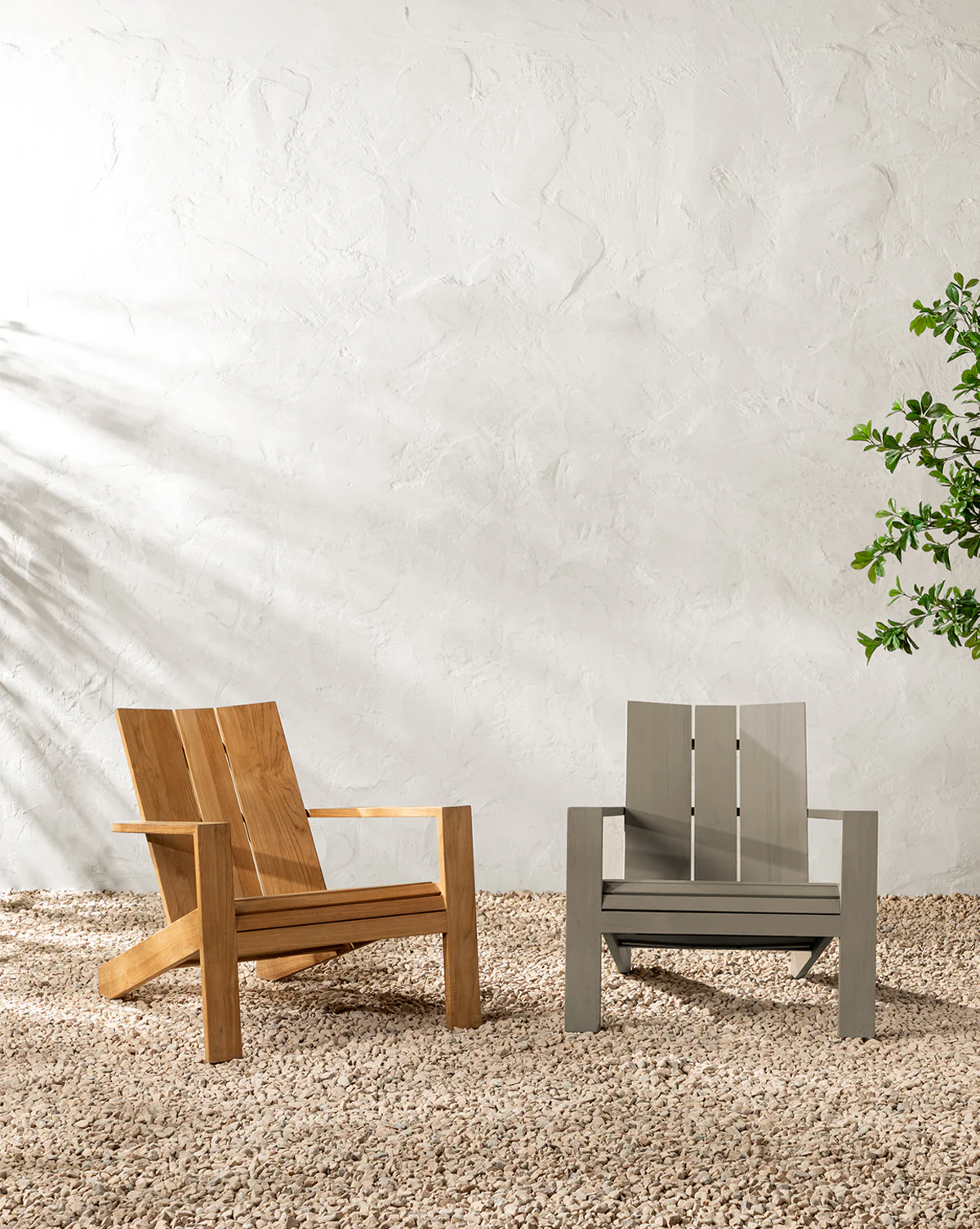 Triby Teak Outdoor Lounge Chair - Image 9