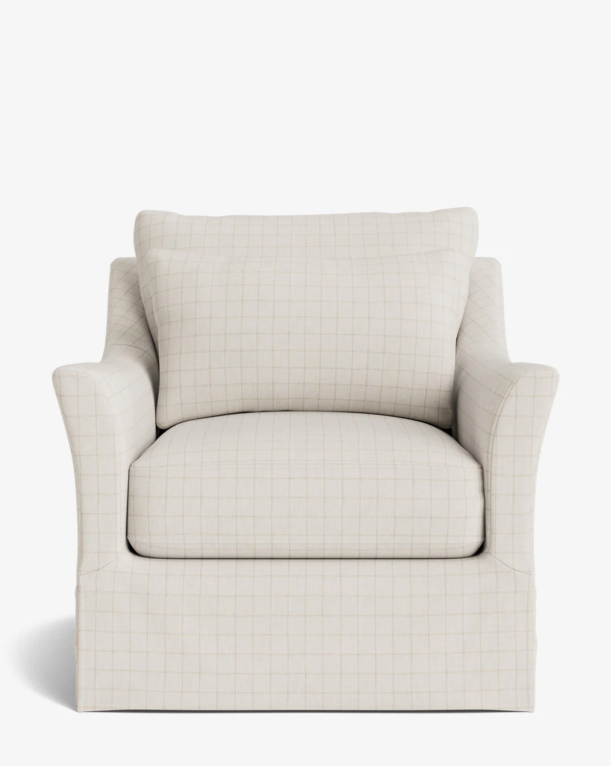 Wilhelmina Slipcover Swivel Lounge Chair - Image 10