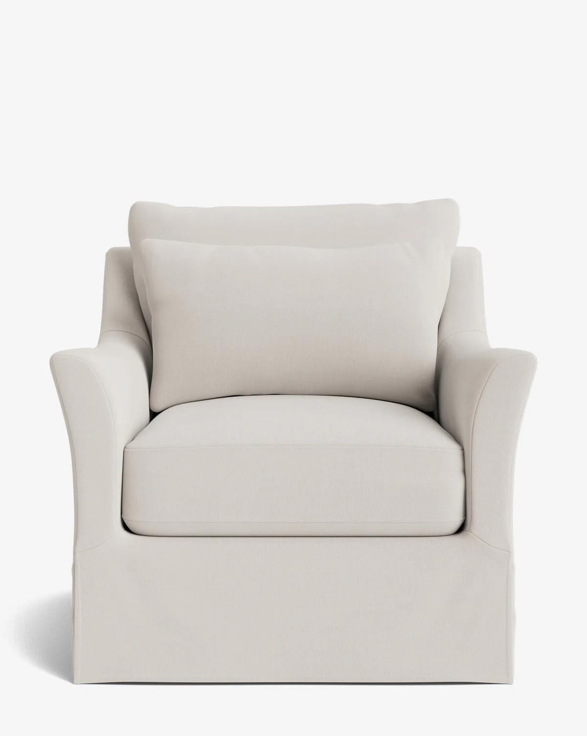 Wilhelmina Slipcover Swivel Lounge Chair - Image 12