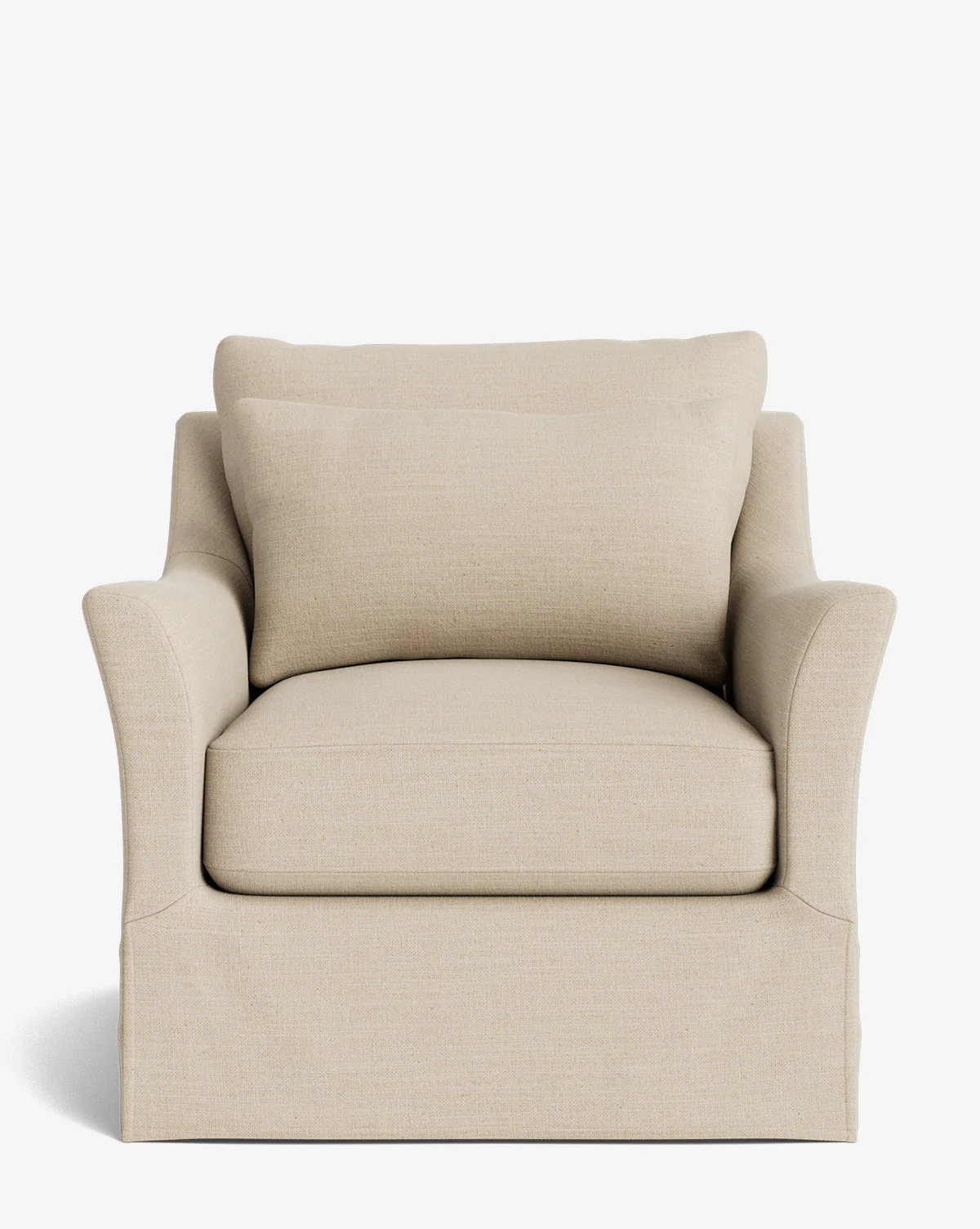 Wilhelmina Slipcover Swivel Lounge Chair - Image 13