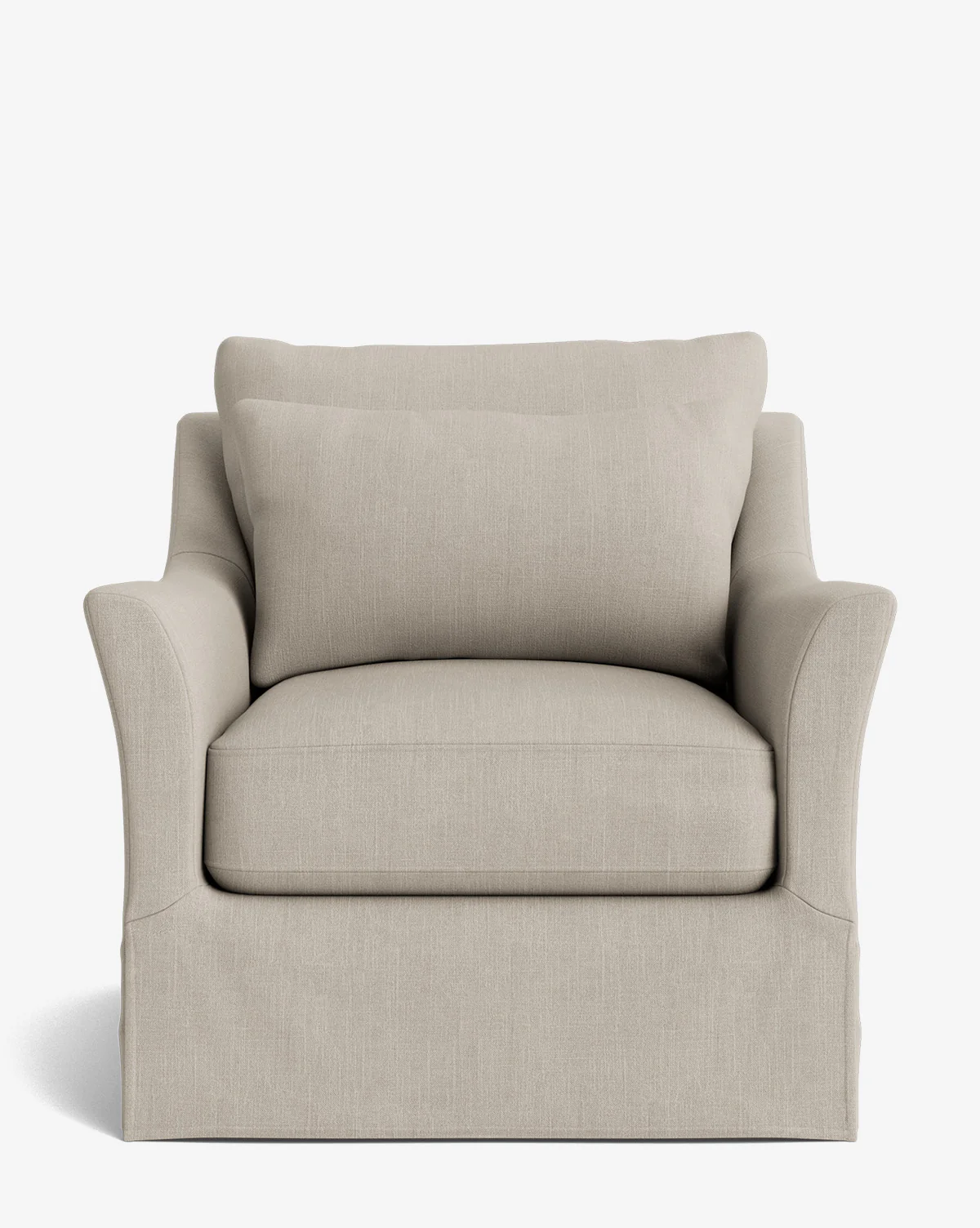 Wilhelmina Slipcover Swivel Lounge Chair - Image 14