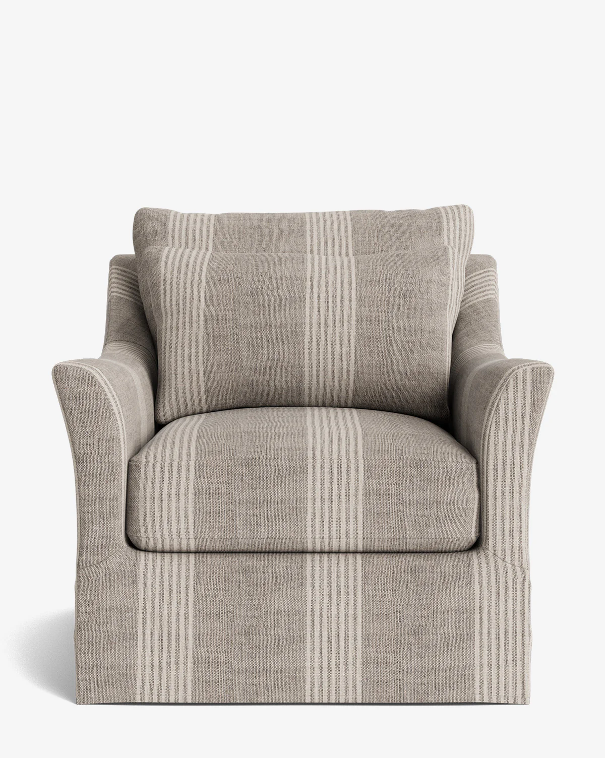 Wilhelmina Slipcover Swivel Lounge Chair - Image 3
