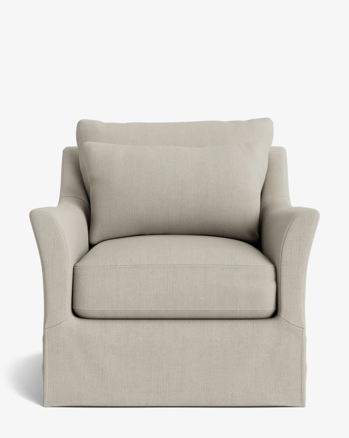 Wilhelmina Slipcover Swivel Lounge Chair - Image 5