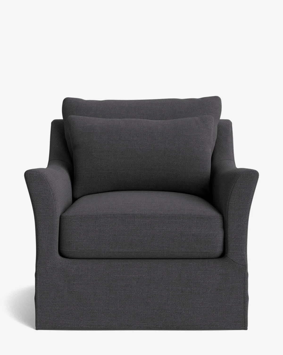 Wilhelmina Slipcover Swivel Lounge Chair - Image 6