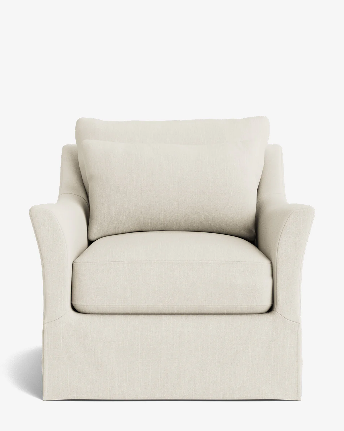 Wilhelmina Slipcover Swivel Lounge Chair - Image 7