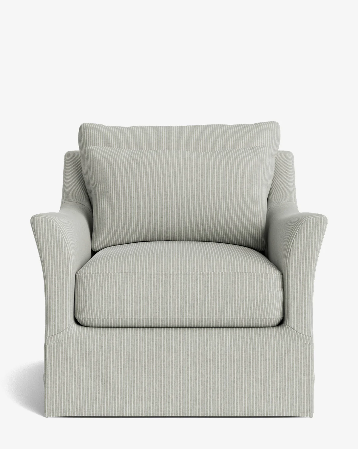 Wilhelmina Slipcover Swivel Lounge Chair - Image 8